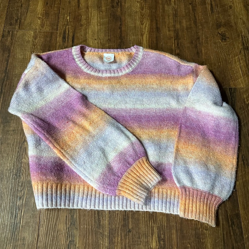 Rainbow Girl’s Sweater Size Youth Large 10-12